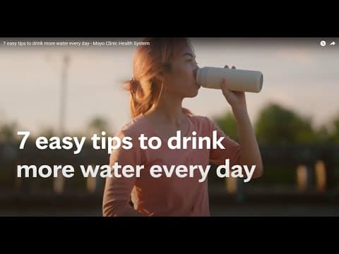 Easy Ways to Drink More Water Every Day